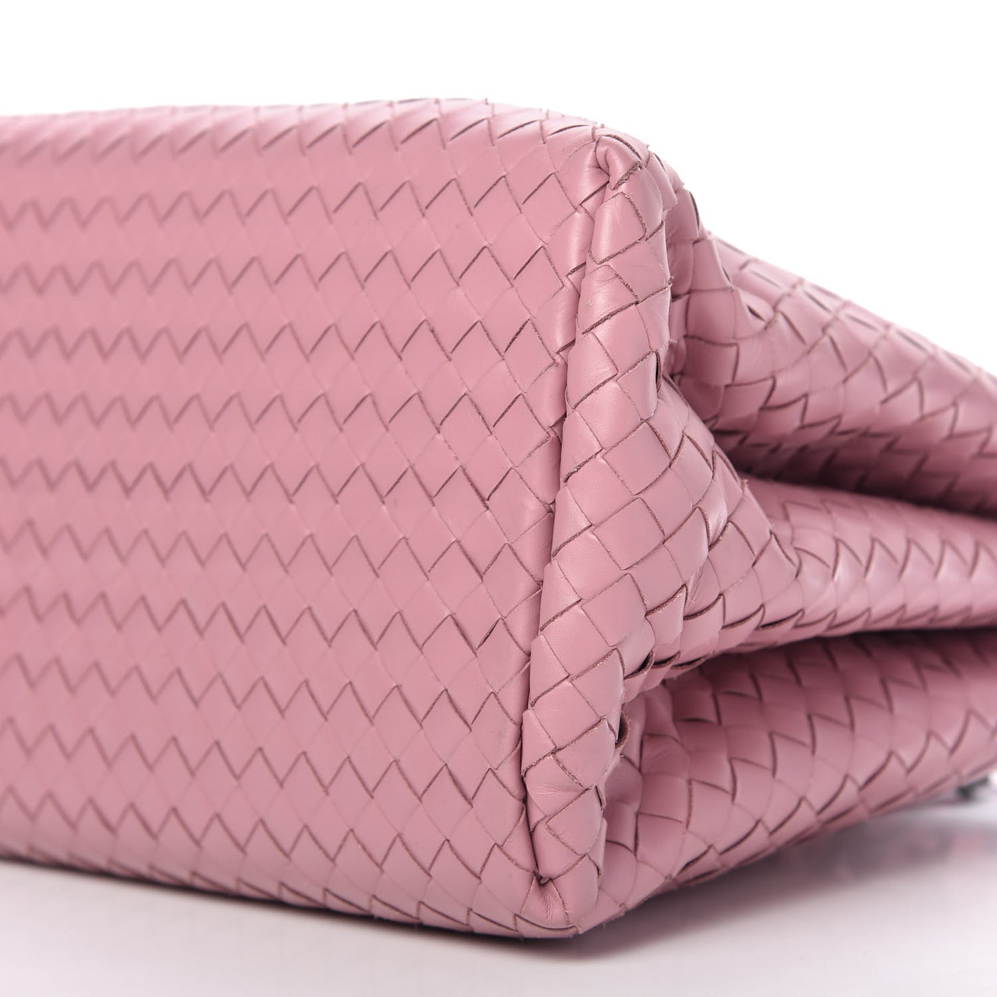 Nappa Intrecciato Small Roma Tote Mallow