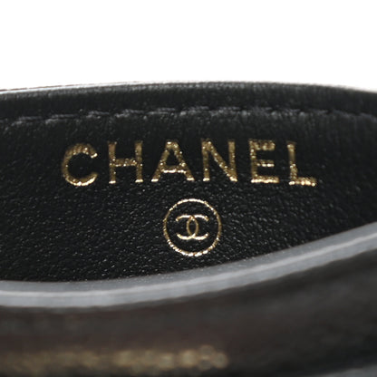 Chanel Caviar Quilted Boy Card Holder Black 6 of 9