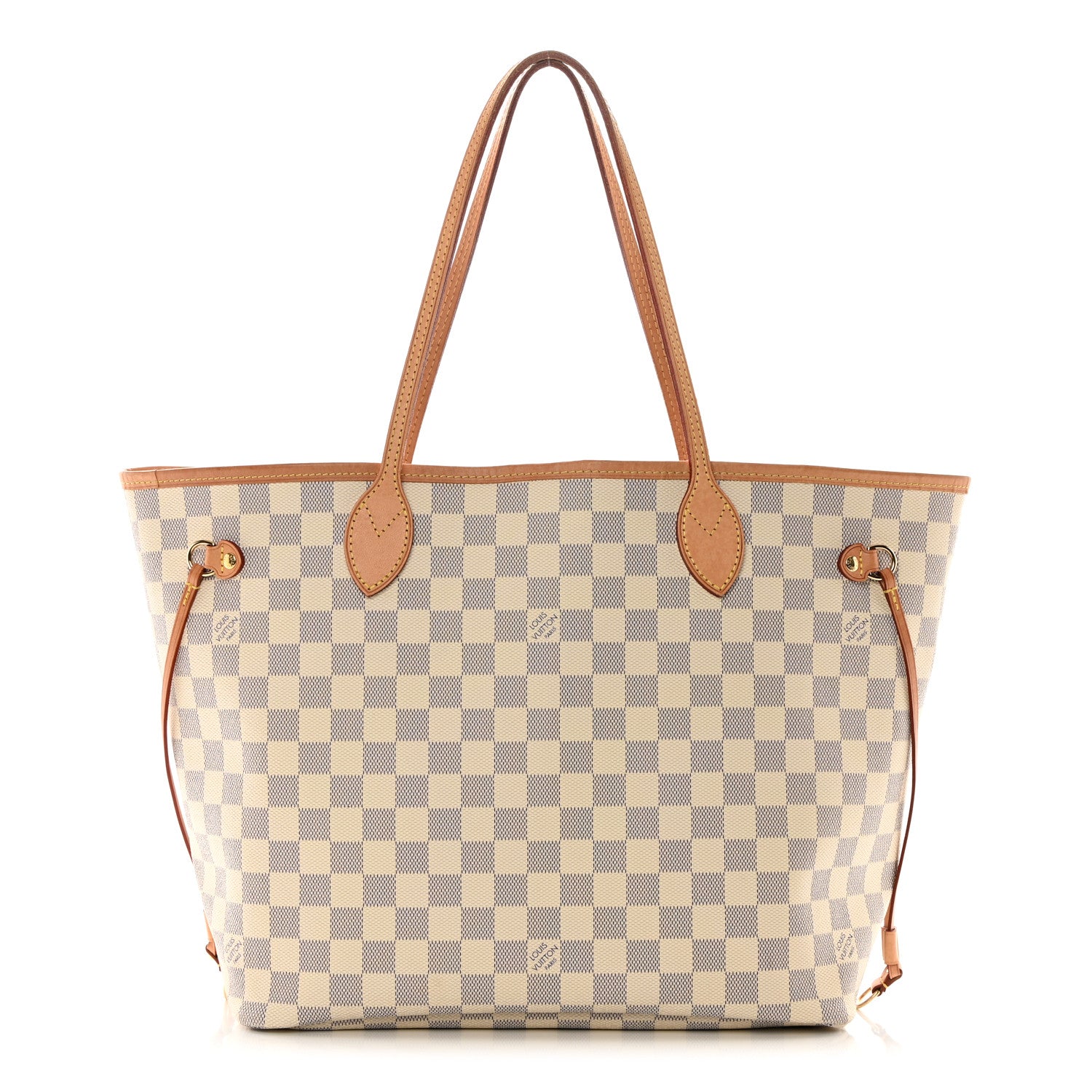 Louis Vuitton Damier Azur Neo Neverfull MM Rose Ballerine 1 of 17
