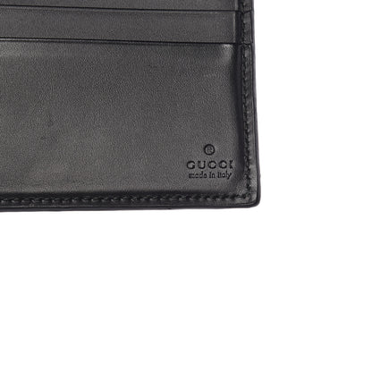 Gucci GG Supreme Monogram Kingsnake Nice Bi-Fold Wallet Black Grey 6 of 9