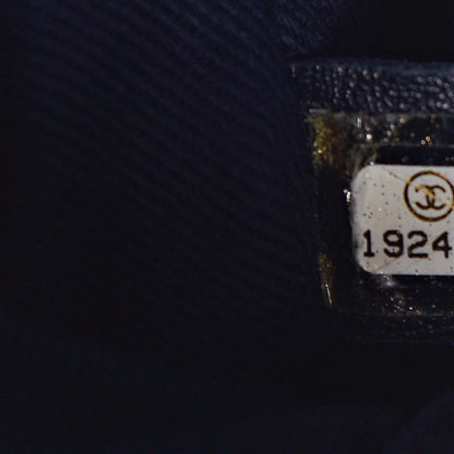 Chanel Denim Large Shopping Tote Blue 7 of 11