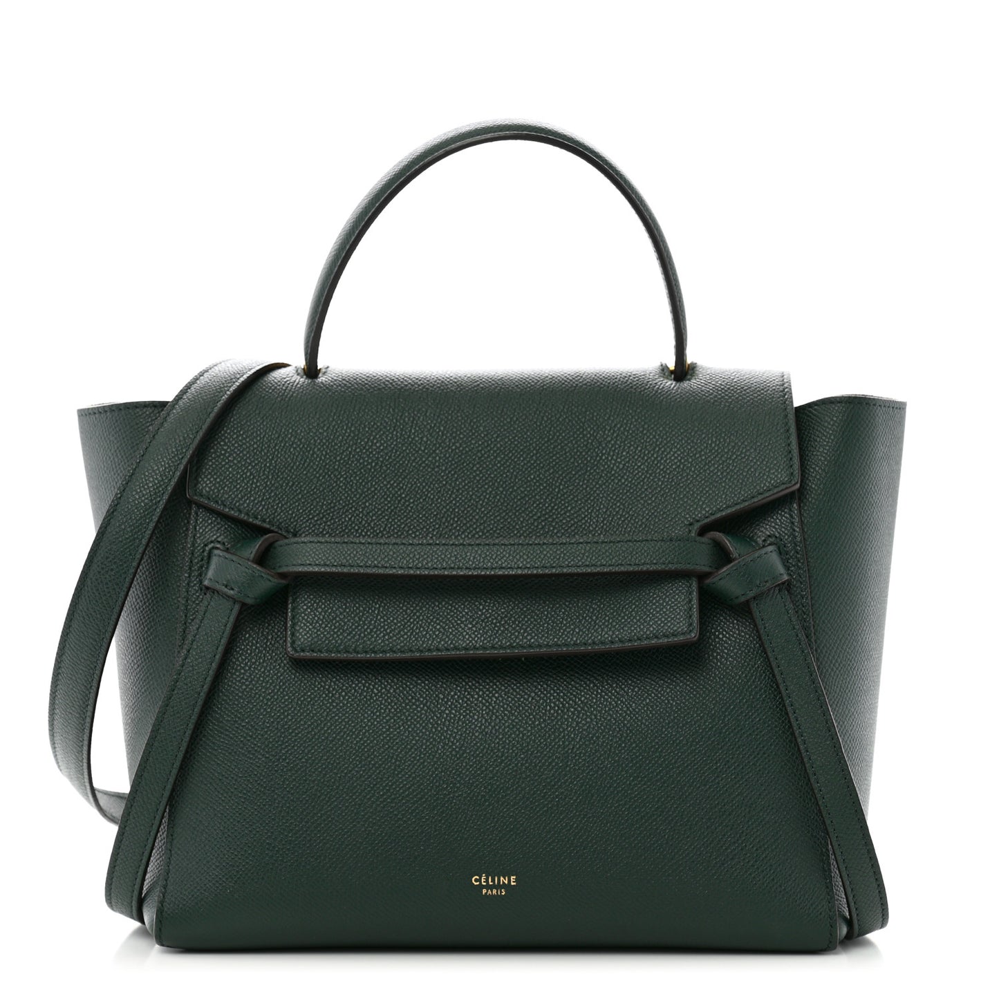Grained Calfskin Micro Belt Bag Amazone