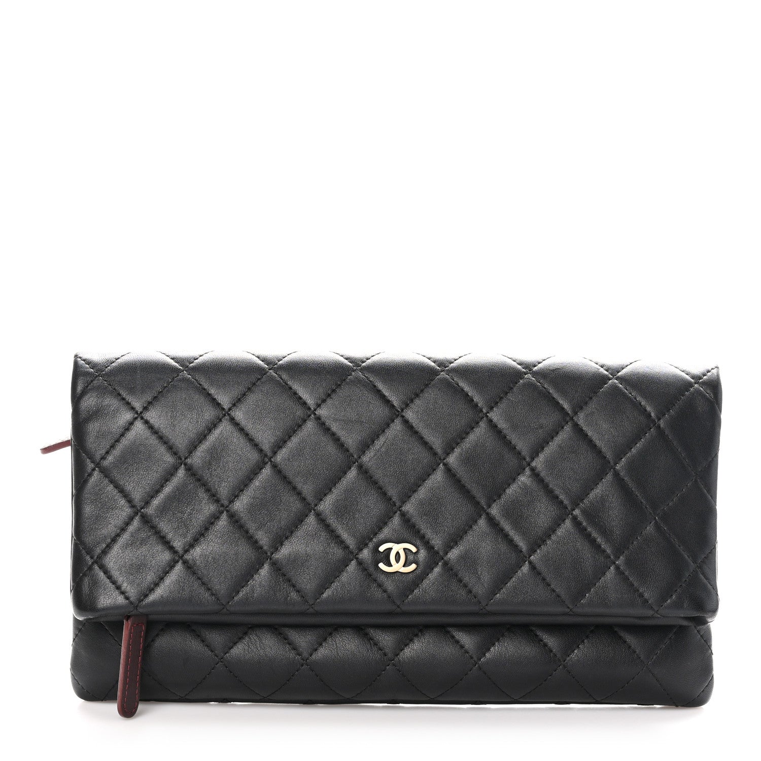 Chanel Lambskin Quilted CC Beauty Clutch Black 1 of 11