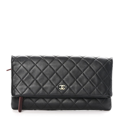 Chanel Lambskin Quilted CC Beauty Clutch Black 1 of 11