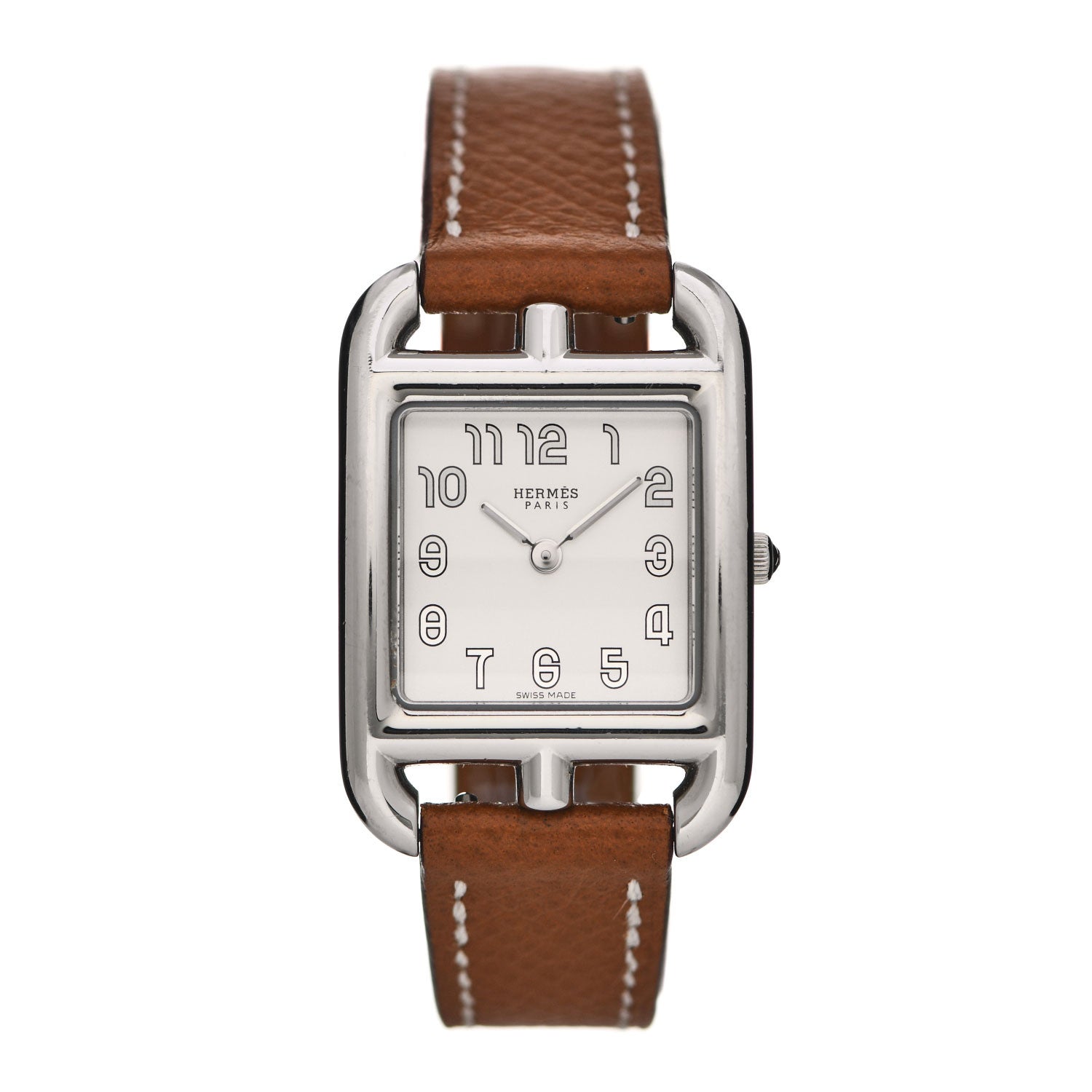 Hermes Stainless Steel Epsom 23mm Cape Cod Quartz Watch Gold 1 of 5