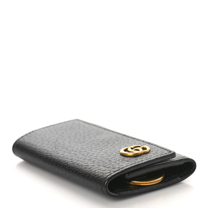 Gucci Calfskin GG Marmont 6 Key Holder Black 4 of 9
