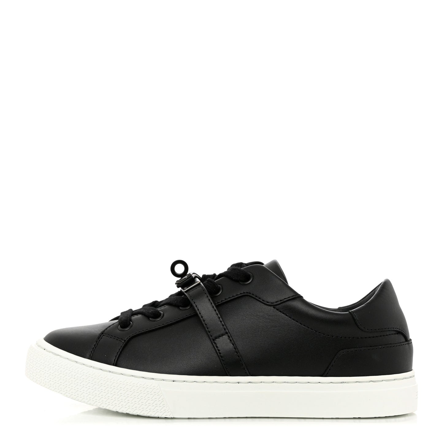 Calfskin Day Sneakers 36.5 Black