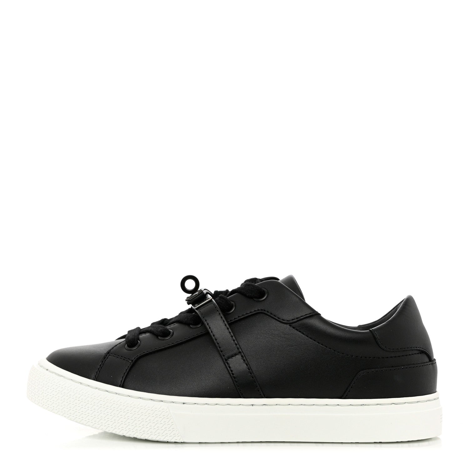 Hermes Calfskin Day Sneakers 36.5 Black 1 of 8