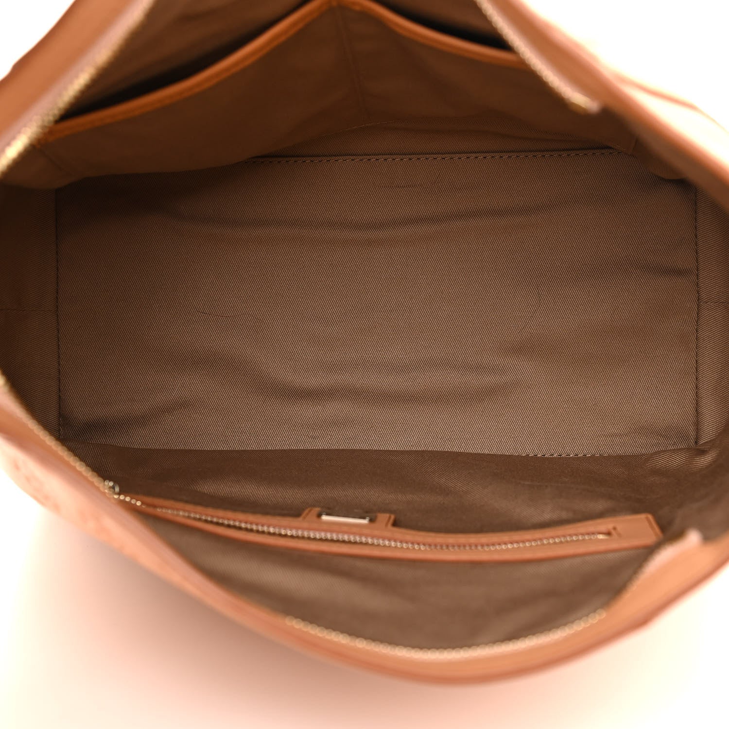MCM Calfskin Ottomar Monogram Medium Klara Hobo Sandstone 4 of 9