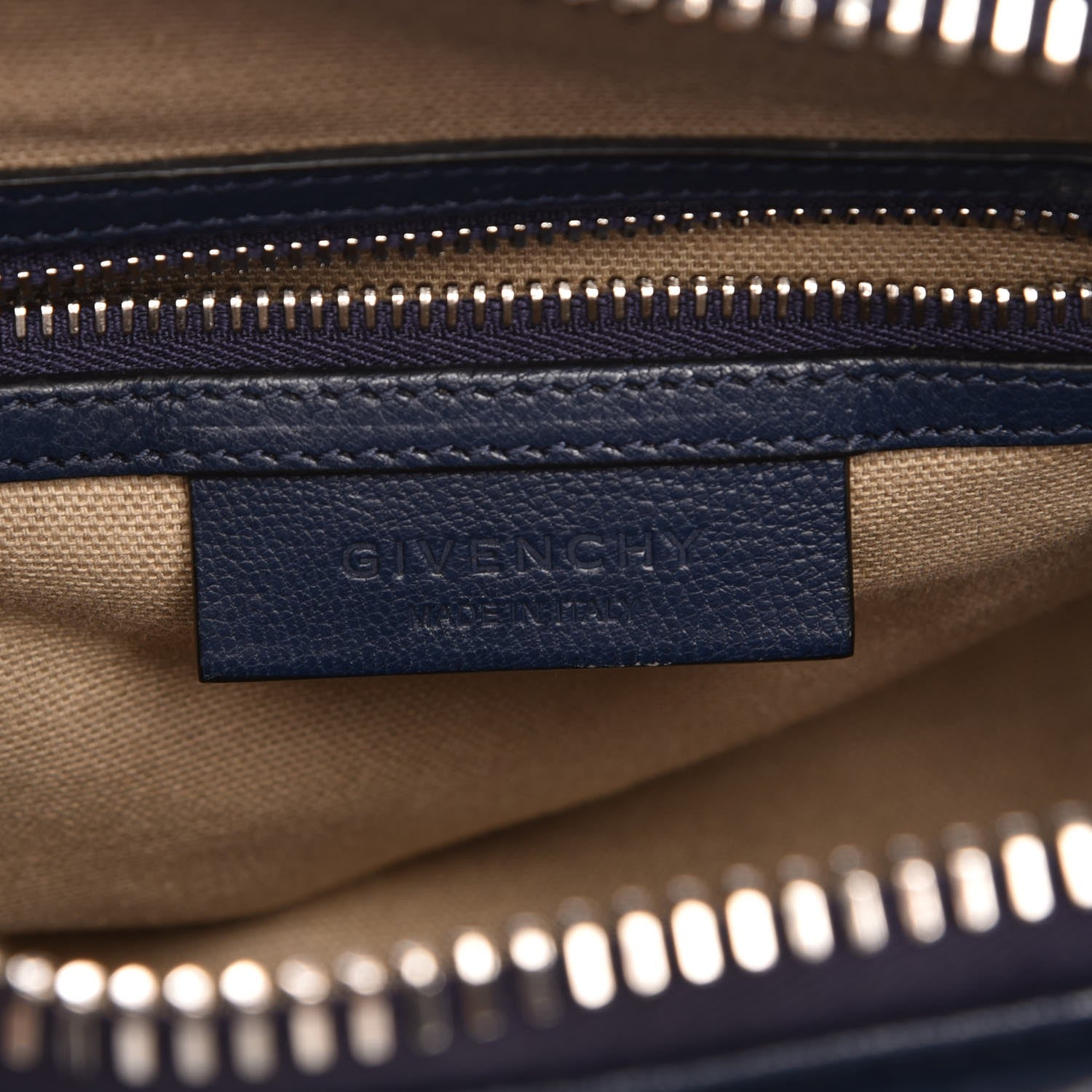 Givenchy Sugar Goatskin Mini Antigona Navy 7 of 8