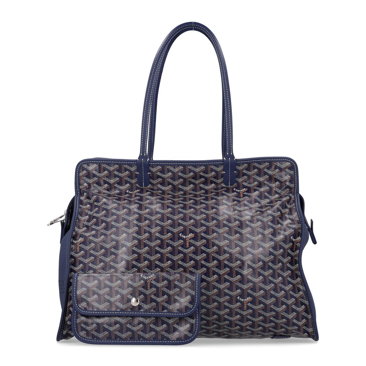 Goyardine Sac Hardy Pet Carrier PM Navy