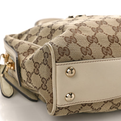 Gucci Monogram Medium New Britt Boston Off White 7 of 12