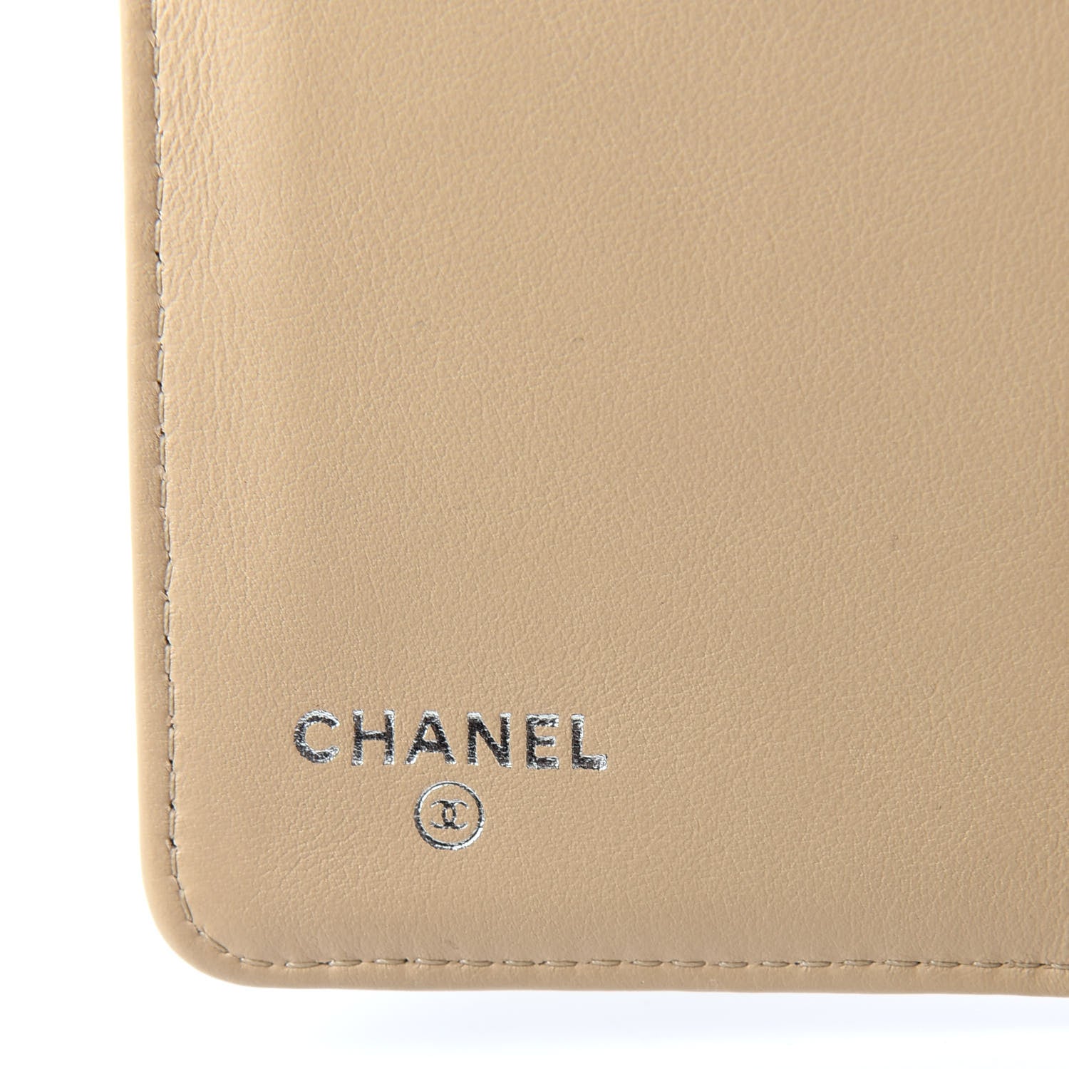 Chanel Caviar Quilted Yen Wallet Beige 6 of 8