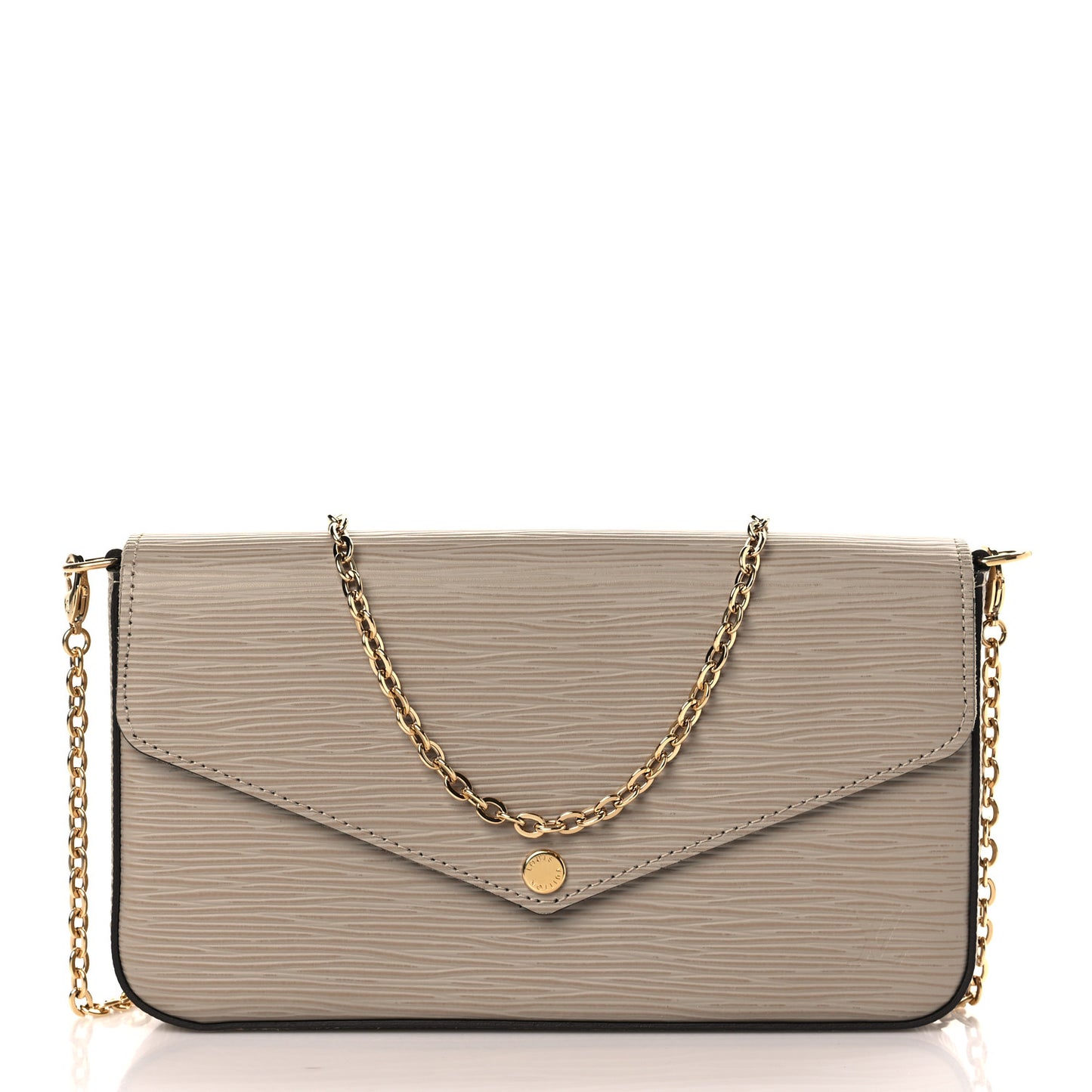 Epi Felicie Pochette Chain Wallet Galet