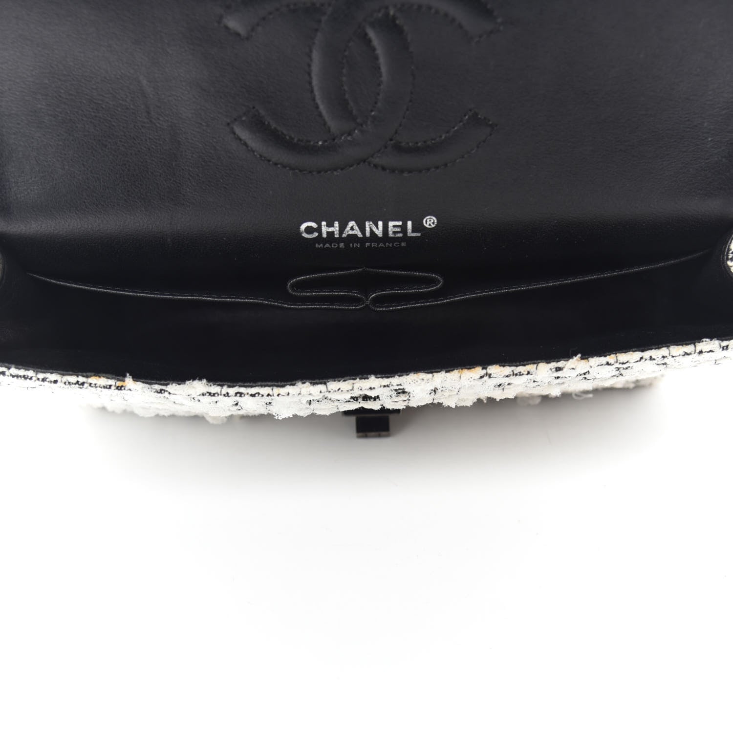 Chanel Tweed Garden Party 2.55 Reissue 225 Flap White Multicolor 5 of 22