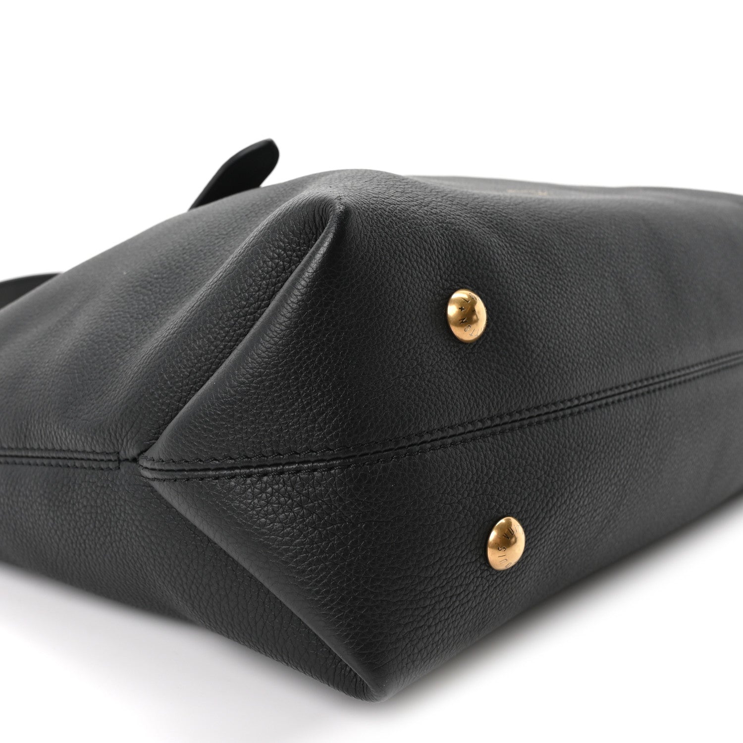Louis Vuitton Grained Calfskin Low Key Cabas MM Black 9 of 10