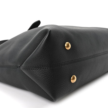 Louis Vuitton Grained Calfskin Low Key Cabas MM Black 9 of 10