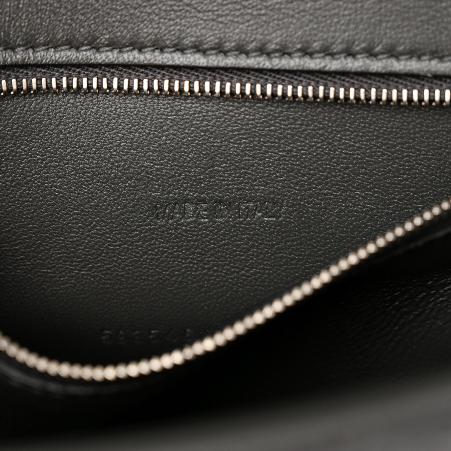Balenciaga Shiny Calfskin Crocodile Embossed Small Hourglass Top Handle Bag Dark Grey 6 of 14