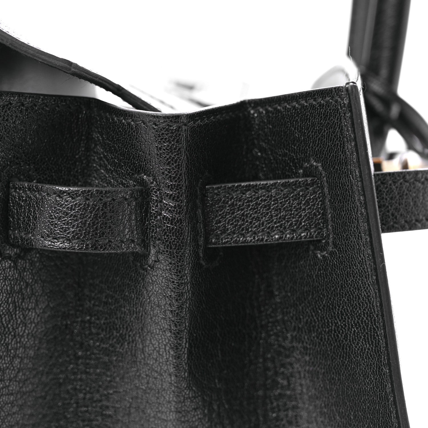 Hermes Chevre Chamkila Birkin Sellier 25 Bambou Black 13 of 31