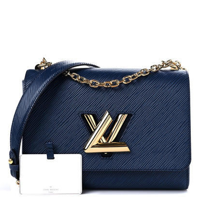 Louis Vuitton Epi Twist Shoulder Bag MM Indigo 1 of 8