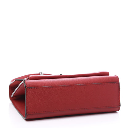 Louis Vuitton Soft Calfskin Mylockme Chain Bag BB Rubis 3 of 11