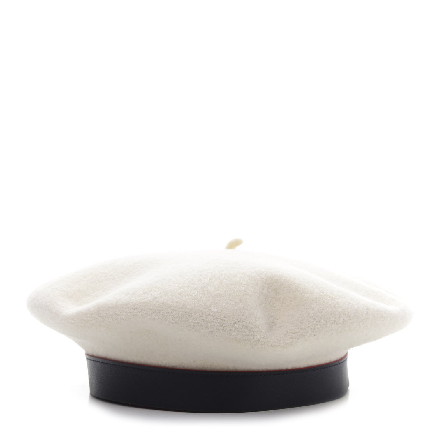 Hermes Merino Wool Bonnie Beret 58 Naturel 1 of 10