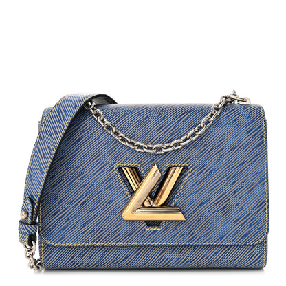 Louis Vuitton Epi Twist Shoulder Bag MM Denim Light 1 of 11