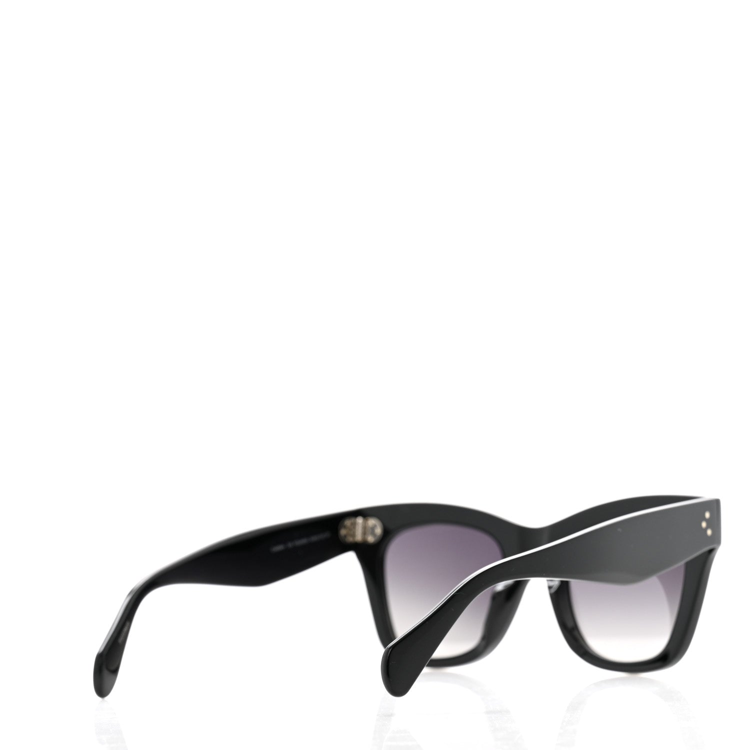 Celine Polarized Sunglasses CL4004IN Black 4 of 7
