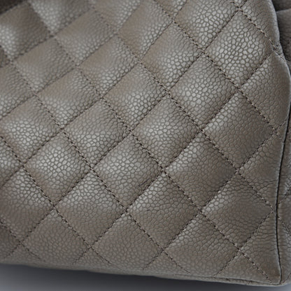 Chanel Grained Calfskin Quilted Small Chain Bucket Bag Khaki 8 of 11