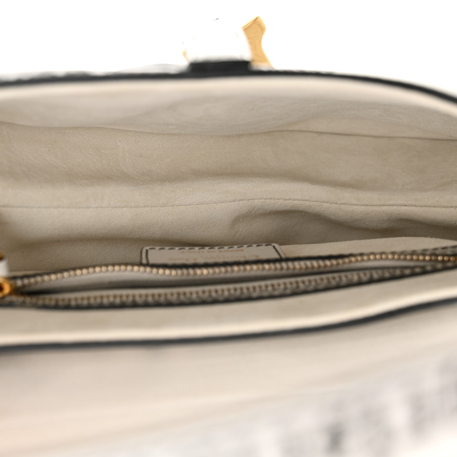 Christian Dior Calfskin Newspaper Printed Saddle Bag With Strap Black White 5 of 12