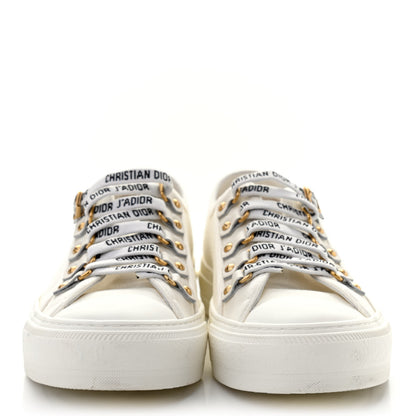 Christian Dior Canvas Walk'n Dior Low Top Sneakers 37 White 2 of 8