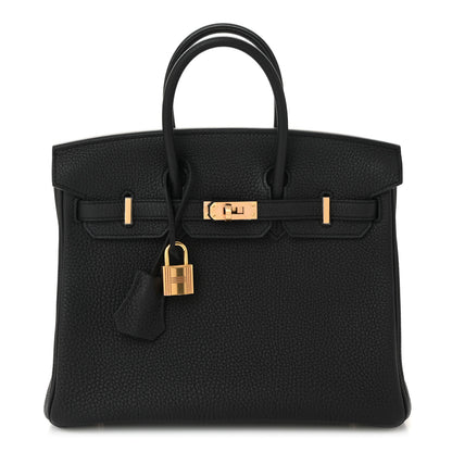 Hermes Togo Birkin 25 Black 2 of 31