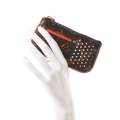 Louis Vuitton Monogram Perforated Key Pouch Orange 2 of 8