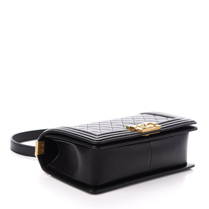 Chanel Lambskin Quilted Medium Boy Flap Black 4 of 9