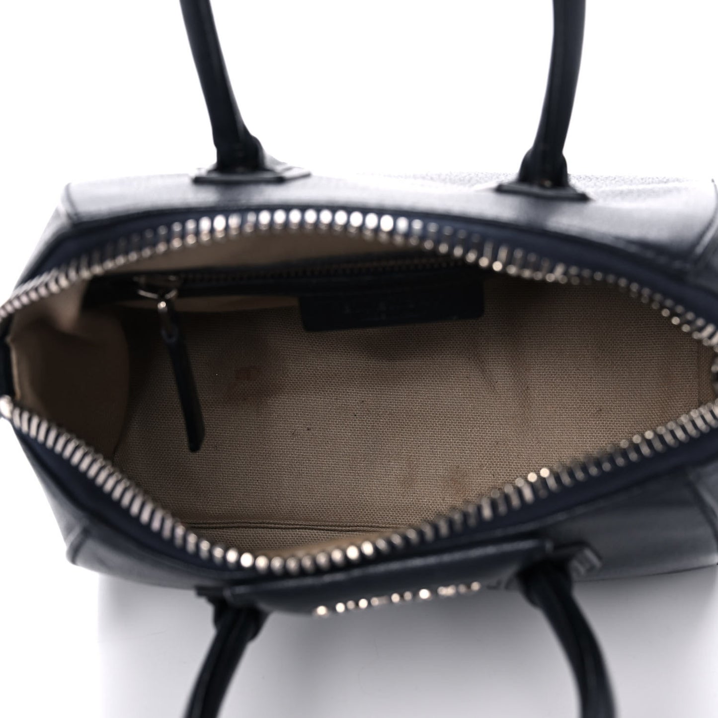 Sugar Goatskin Mini Antigona Navy