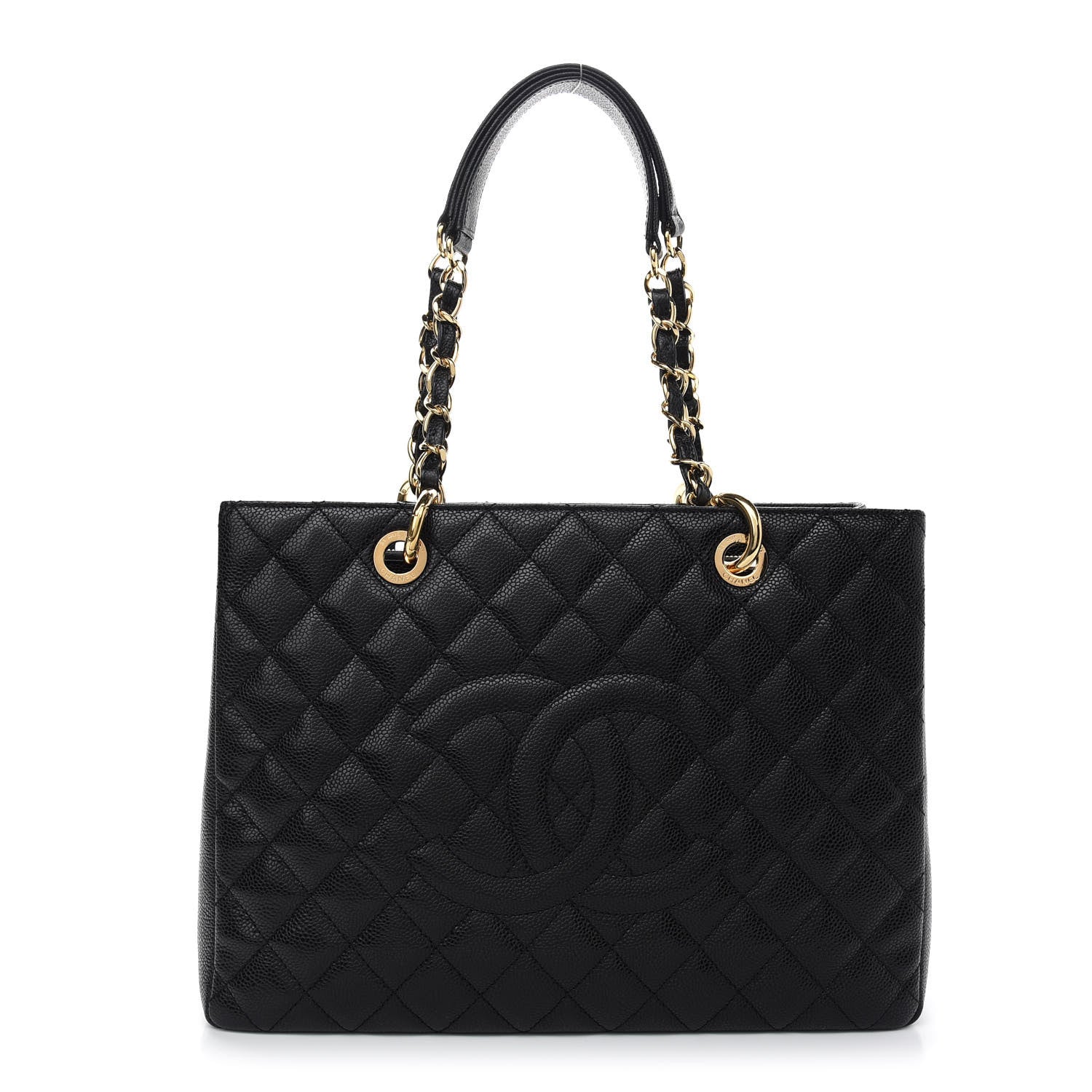 Chanel Caviar Quilted Grand Shopping Tote GST Black 1 of 8