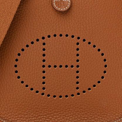 Hermes Taurillon Clemence Evelyne TPM Gold 8 of 11