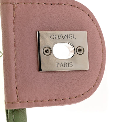 Chanel Lambskin PVC Quilted Mini Coco Splash Flap Blue Green 6 of 12