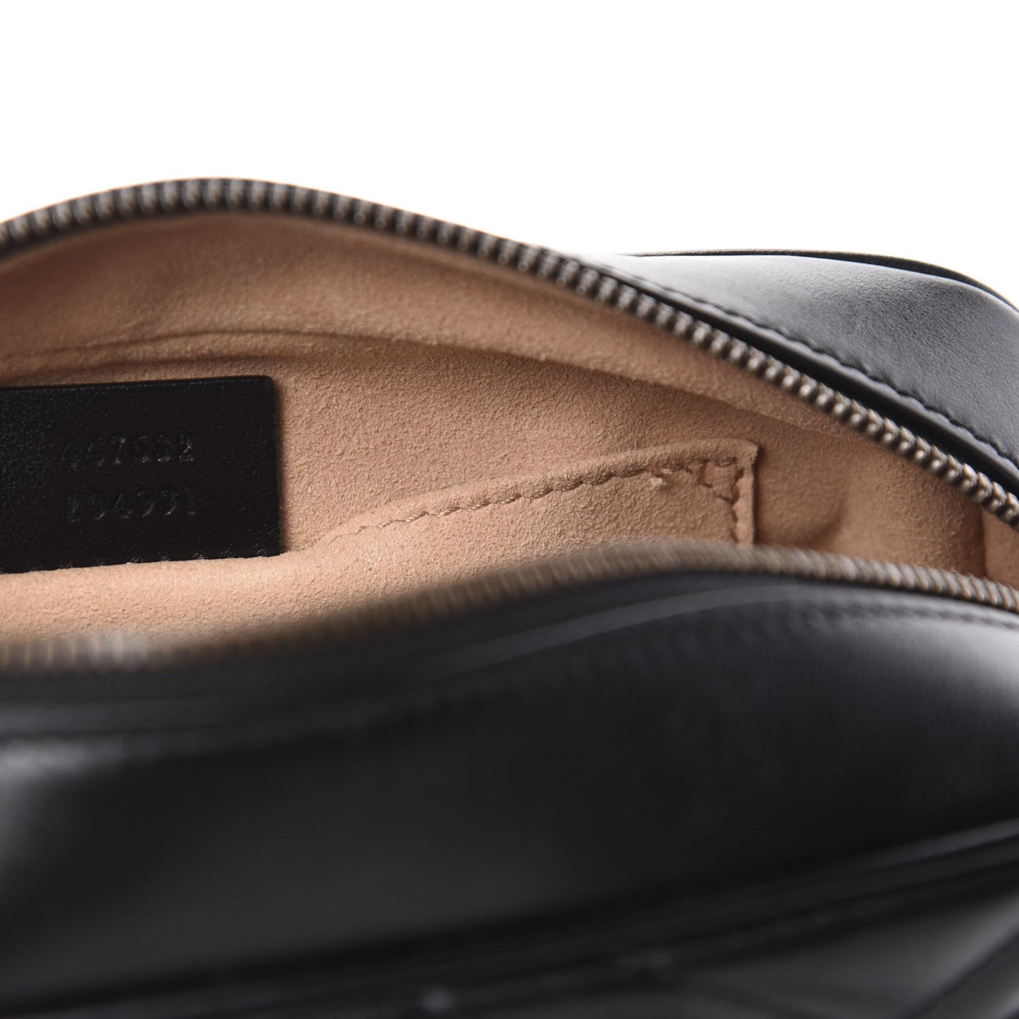 Calfskin Matelasse Small GG Marmont Chain Shoulder Bag Black