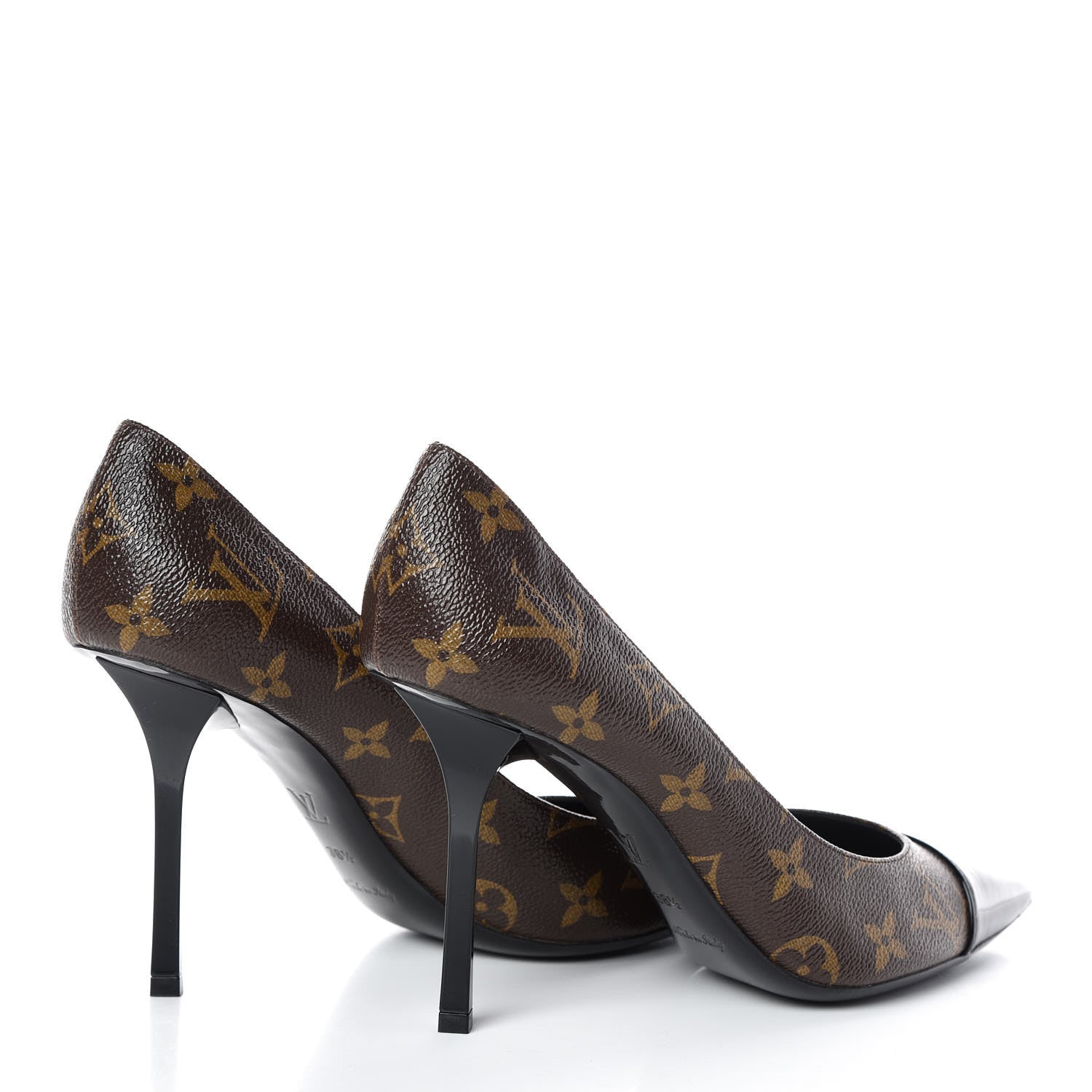 Louis Vuitton Patent Monogram Fetish Pumps 38.5 4 of 8