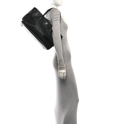 Chanel Calfskin Cerf Executive Shopper Tote Black 2 of 11