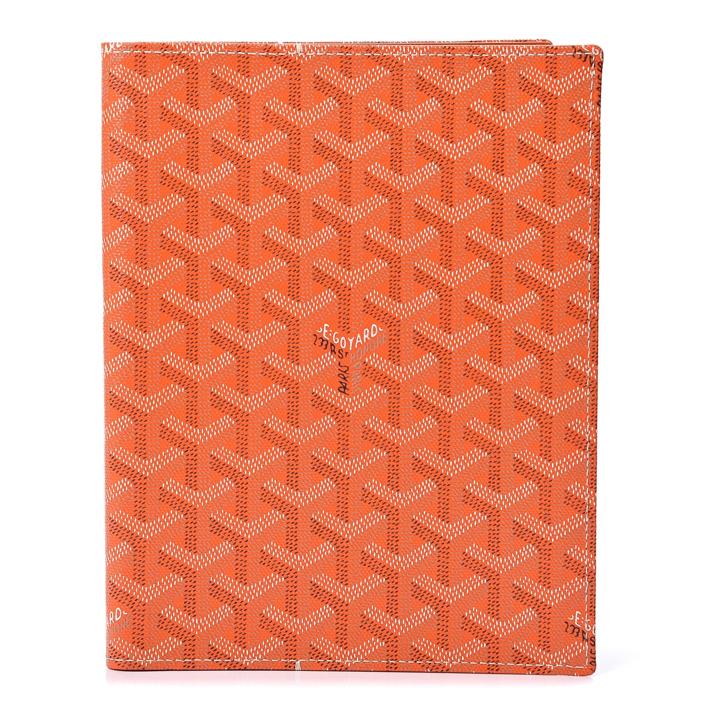 Goyardine Agenda Cover Orange