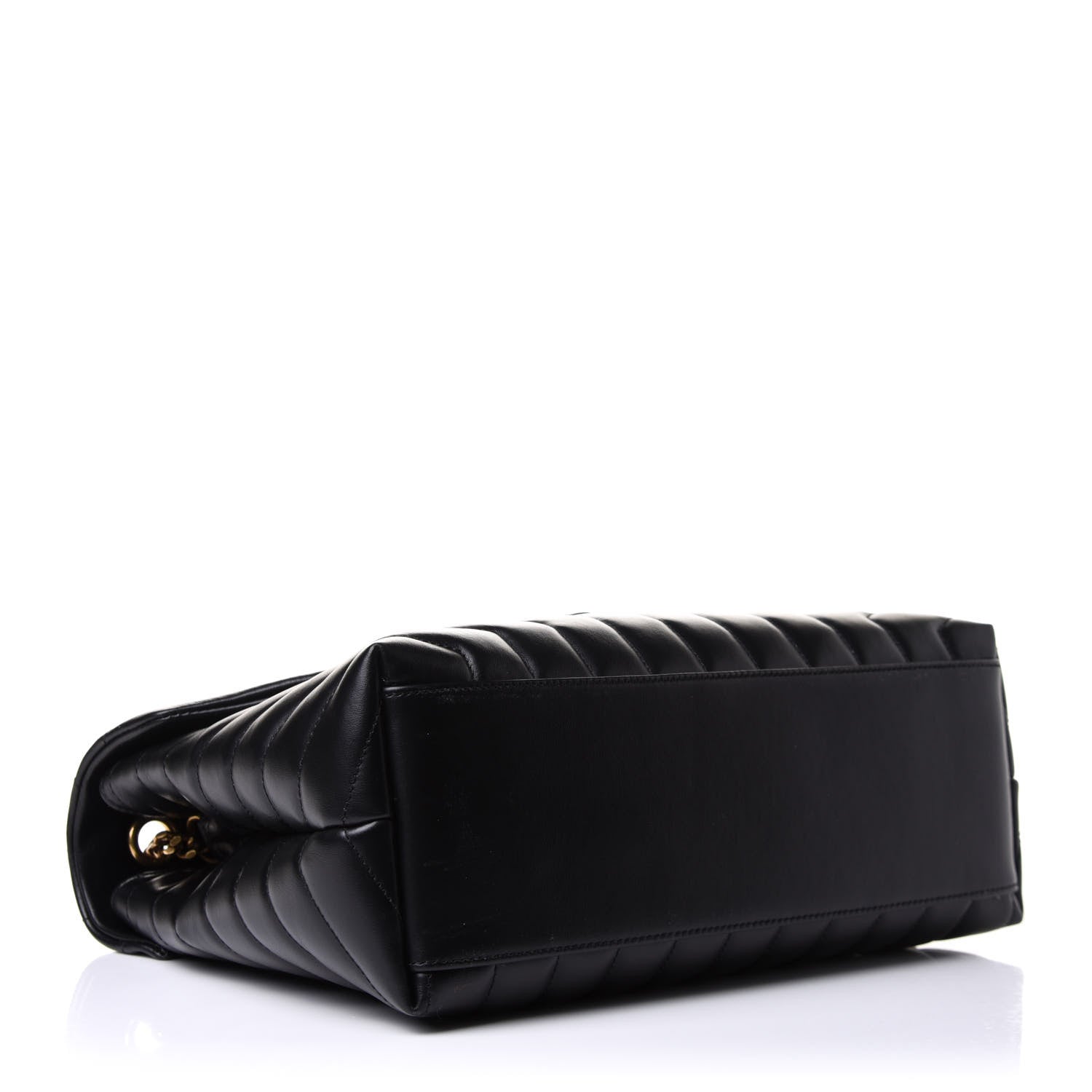 Saint Laurent Calfskin Y Quilted Monogram Medium Loulou Chain Satchel Black 4 of 11