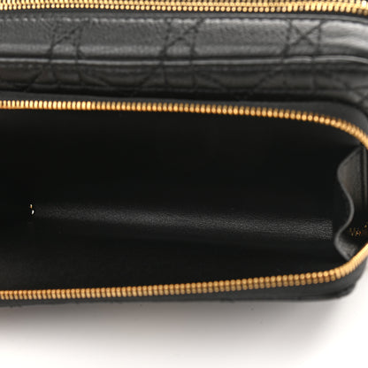 Christian Dior Supple Calfskin Caro Double Pouch Black 6 of 10