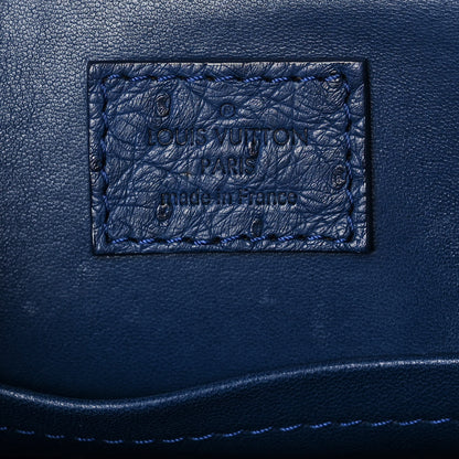 Louis Vuitton Ostrich Alma BB Indigo 9 of 9