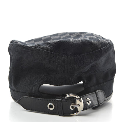 Gucci Monogram Canvas Military Hat XXL Black 5 of 7
