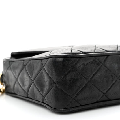 Chanel Lambskin Quilted Tassel Camera Case Black 10 of 11