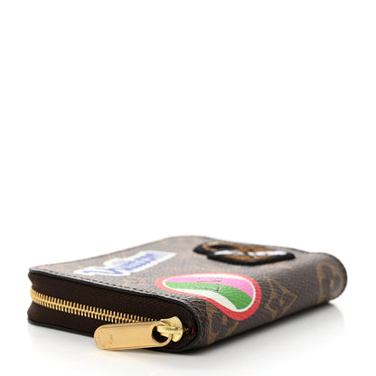 Louis Vuitton LOUIS VUITTON Monogram Travel Stickers Zippy Coin Purse 4 of 7