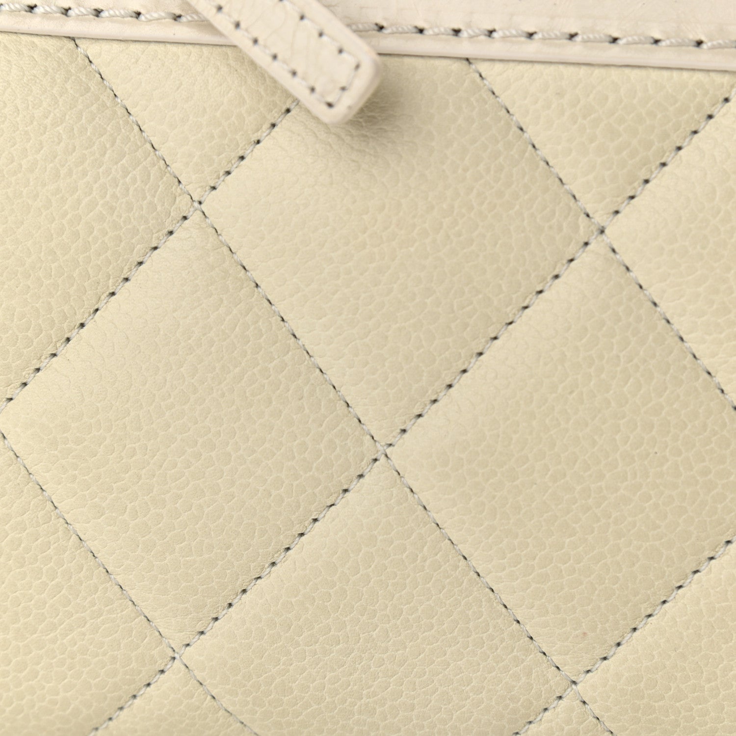 Chanel Caviar Quilted Coco Casual Flap Ivory 9 of 11