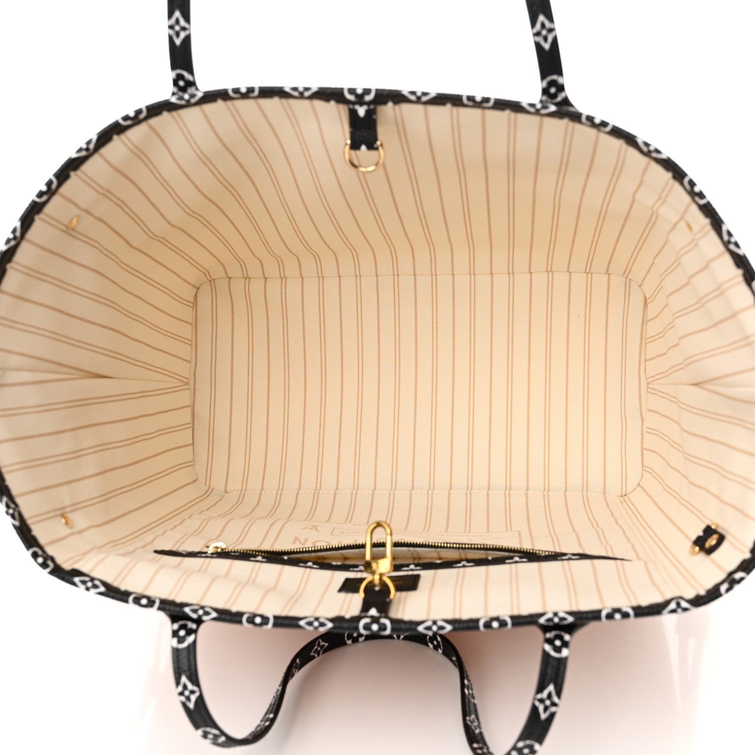 Louis Vuitton Monogram Giant Jungle Neverfull MM Ivory 6 of 12